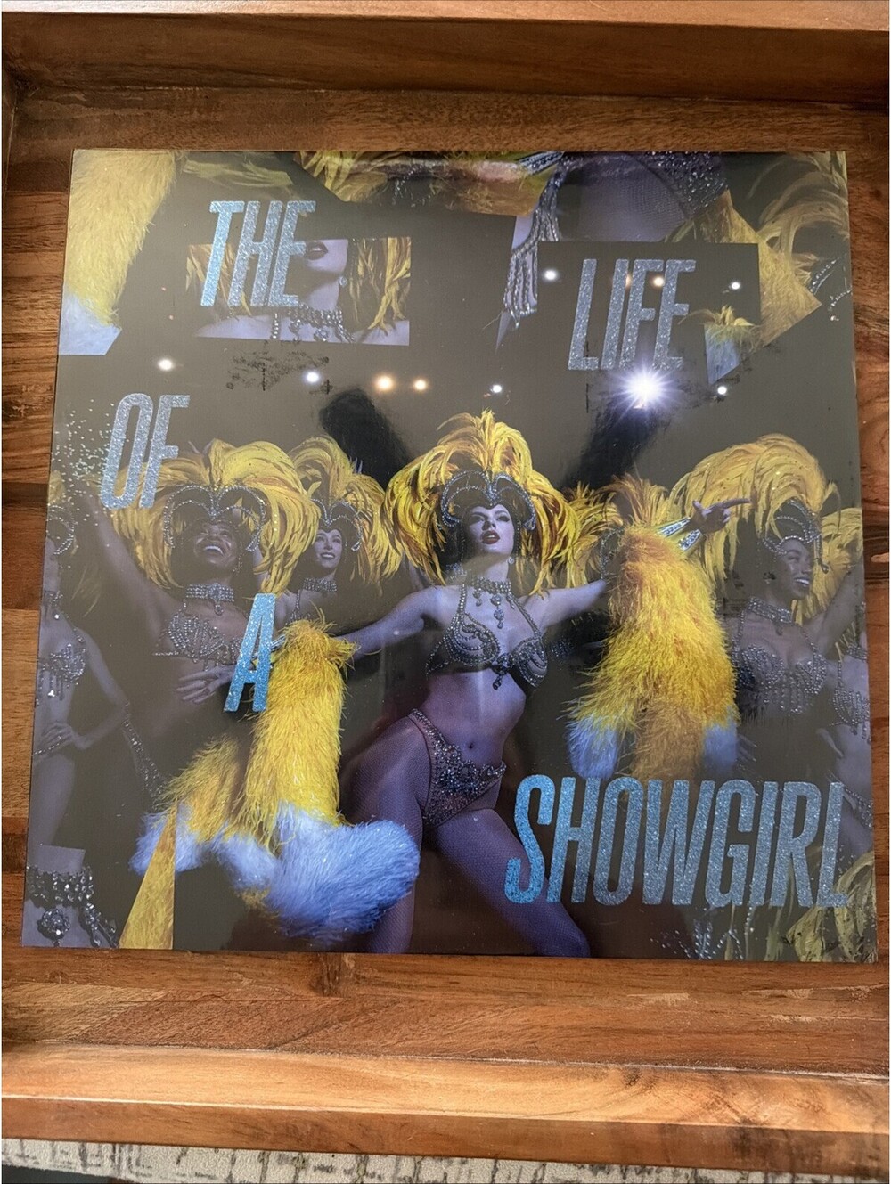 RARE Taylor Swift Life of A Showgirl Lakeside Beach Blue Vinyl LP NEW SEALED
